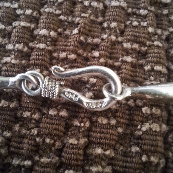 D’Joy 925 Thick Woven Chain Necklace – 24” Hook Clasp – 19.1g - For Pendant - Picture 3 of 5